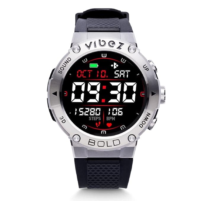 Vibez by Lifelong Bold Smartwatch for Men