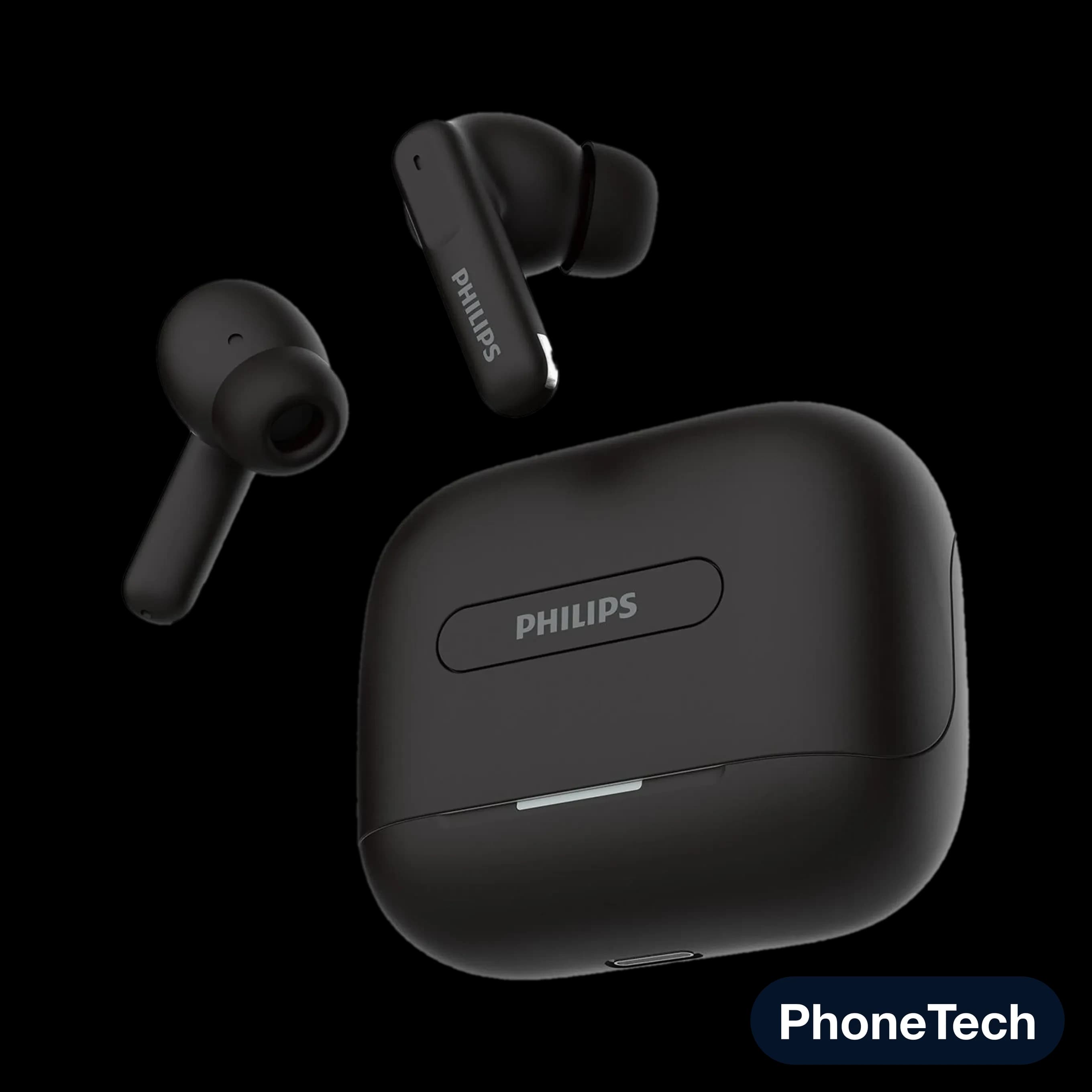 Philips Headphones 1000 Series TAT1050 Replacement — charging case / Deep Black 