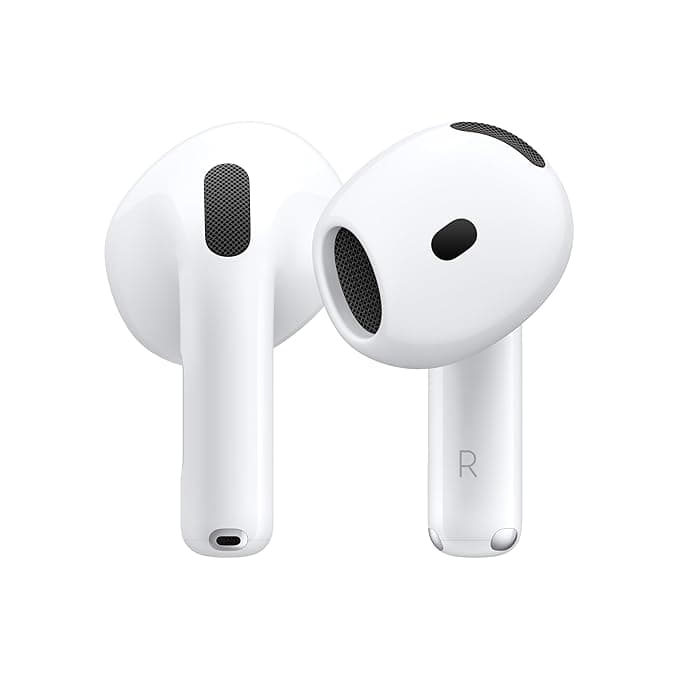 Apple AirPods 4 Wireless Earbuds, Bluetooth Headphones, Personalised Spatial Audio, Sweat and Water Resistant, USB-C Charging Case, H2 Chip - image 1
