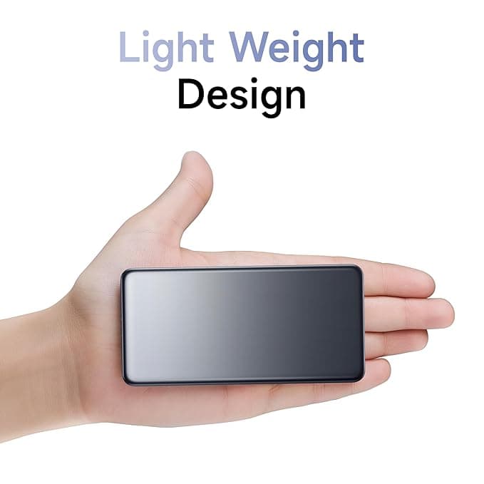 Xiaomi Ultra Slim Power Bank - 93 Grams only | Lightest & Slimmest | 20W Fast Charging, Type-C Input & Output - image 1