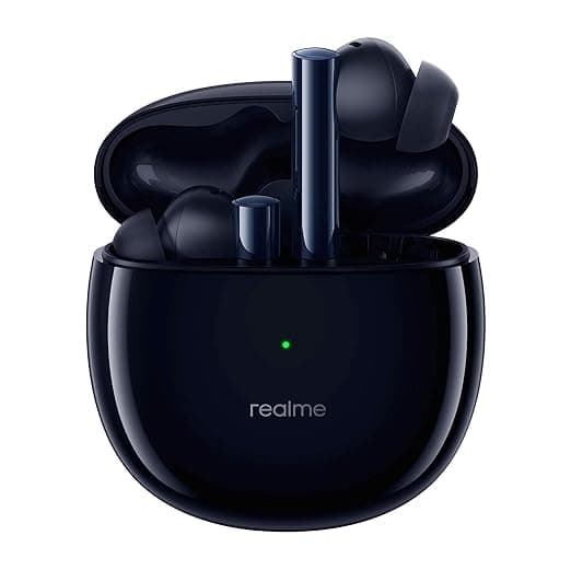 realme Buds Air 2 with Active Noise Cancellation (ANC) Bluetooth Truly Wireless in Ear Earbuds with Mic, Fast Charging & Up to 25Hrs Playtime (Closer - image 1