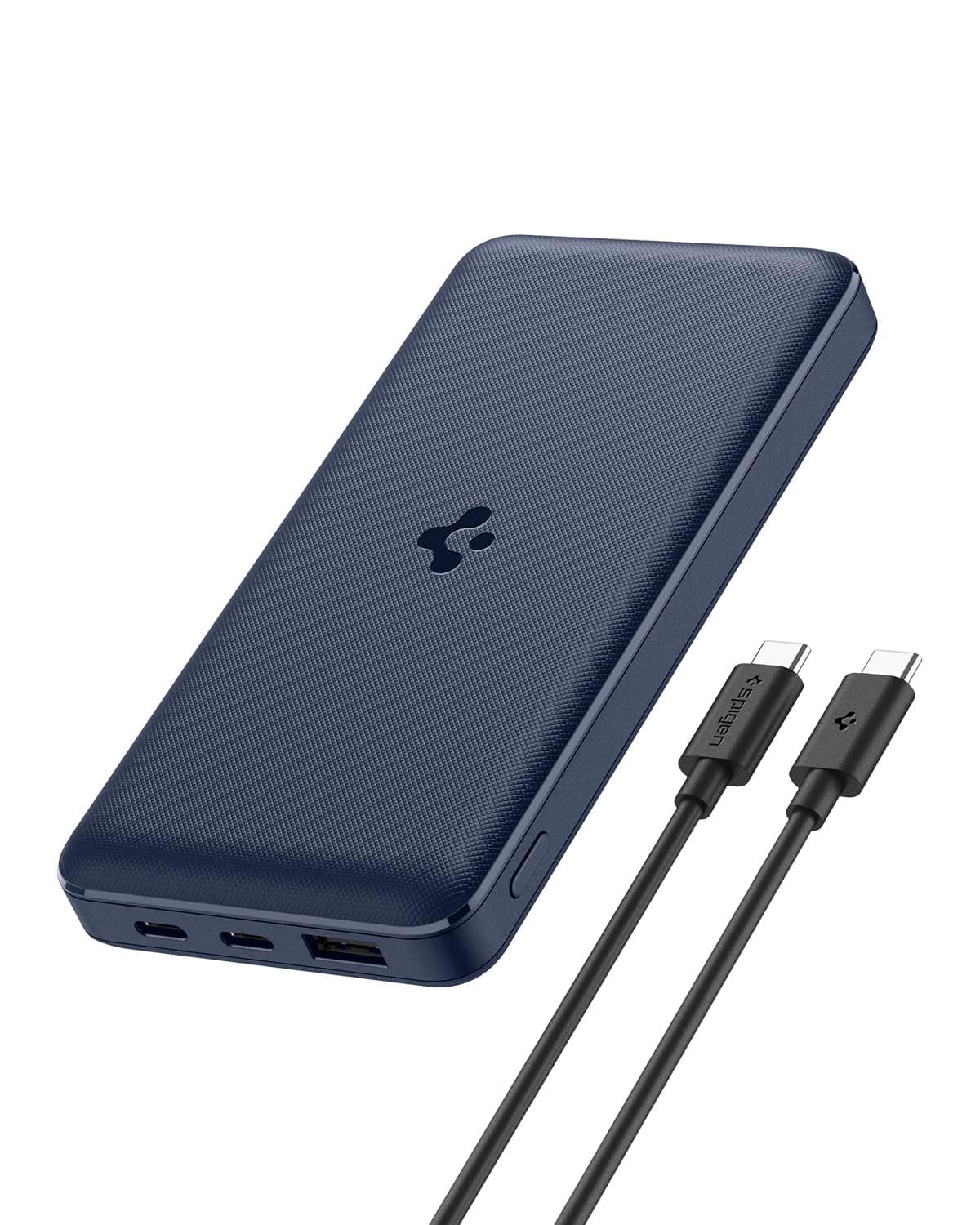 Spigen 20000 mAh, 22.5W Fast Charging Power Bank with 20W for 2 USB C Ports, 22.5W for 1 USB-A Port 20W, Included USB-C to USB-C Cable - image 1