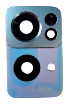Camera Glass with Frame for Oppo Reno 7 Pro Blue - image 1