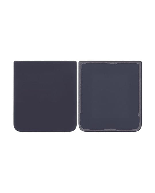 Back Panel Cover Lower Glass for Samsung Galaxy Z Flip 5 Black - image 1