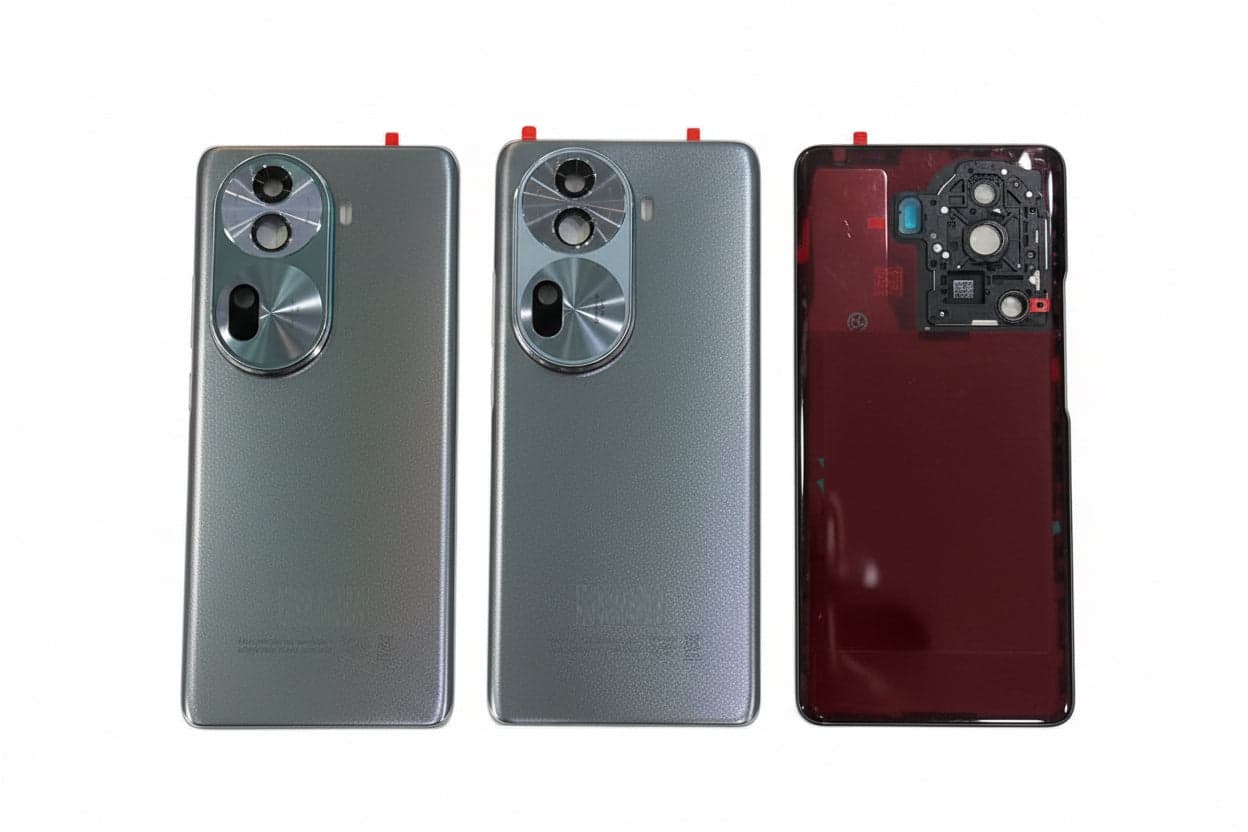 Back Panel with Camera Glass for Oppo Reno 11 Pro 5G Grey - image 1