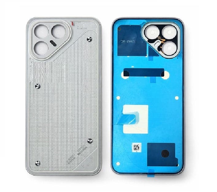 Back Panel for Tecno Pova 7 Pro 5G Silver - image 1
