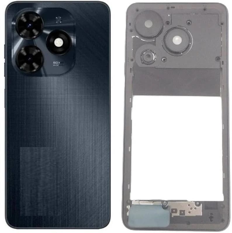 Back Panel for Tecno Spark 20C BG7 Black - image 1