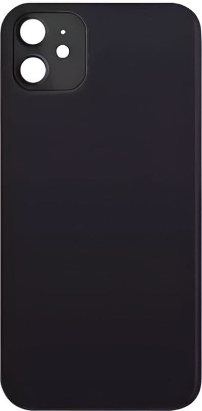 Back Panel Glass for Apple iPhone 12 Mini Black - image 1