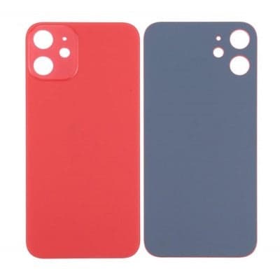 Back Panel Glass for Apple iPhone 12 Mini Red - image 1