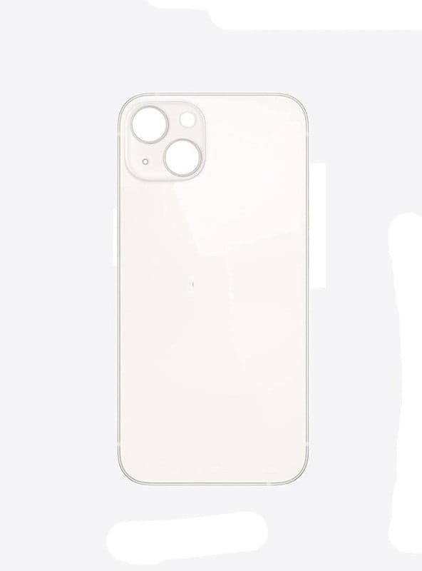 Back Panel Glass for Apple iPhone 13 Mini StarlightWhite - image 1