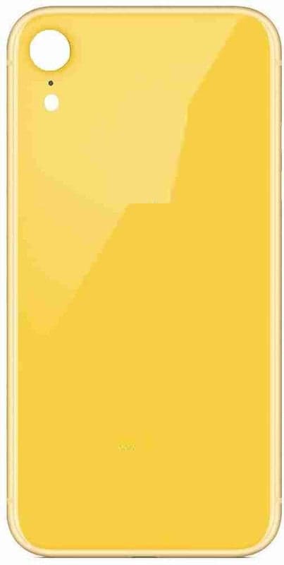Back Panel Glass for Apple iPhone XR Yellow - image 1