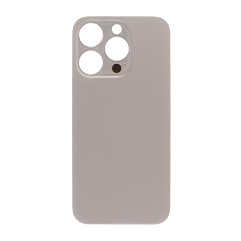 Back Panel Glass for iPhone 15 Pro Silver - image 1