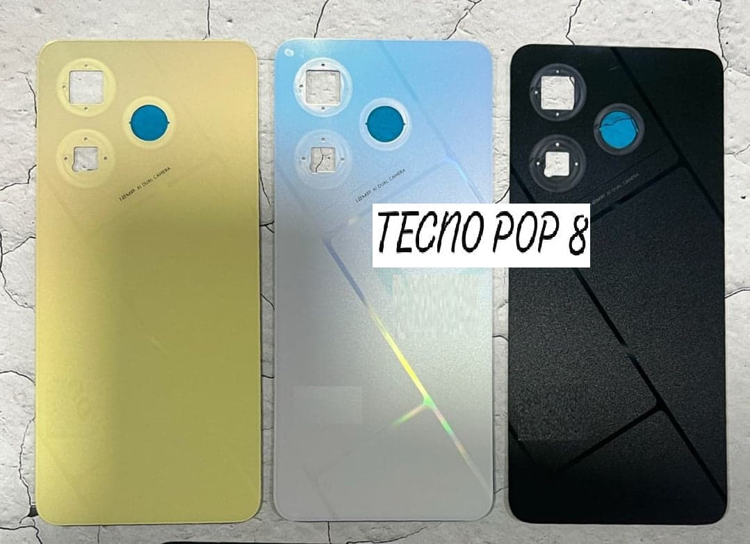 Back Panel Glass for Tecno Pop 8 BG6h BG6i Blue - image 1