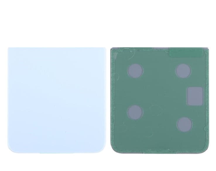 Back Panel Lower Back Glass for Samsung Galaxy Z Flip 4 Blue - image 1