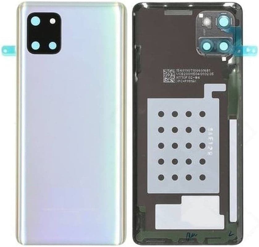 Back Panel Glass With Camera Lens for Samsung Galaxy Note 10 Lite Aura Glow - image 1