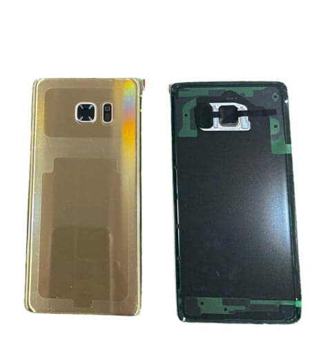 Back Panel Glass With Camera Lens for Samsung Galaxy Note 7 (N930) Gold Platinum - image 1