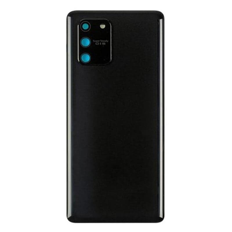 Back Panel Glass With Camera Lens for Samsung Galaxy S10 Lite Prism Black - image 1