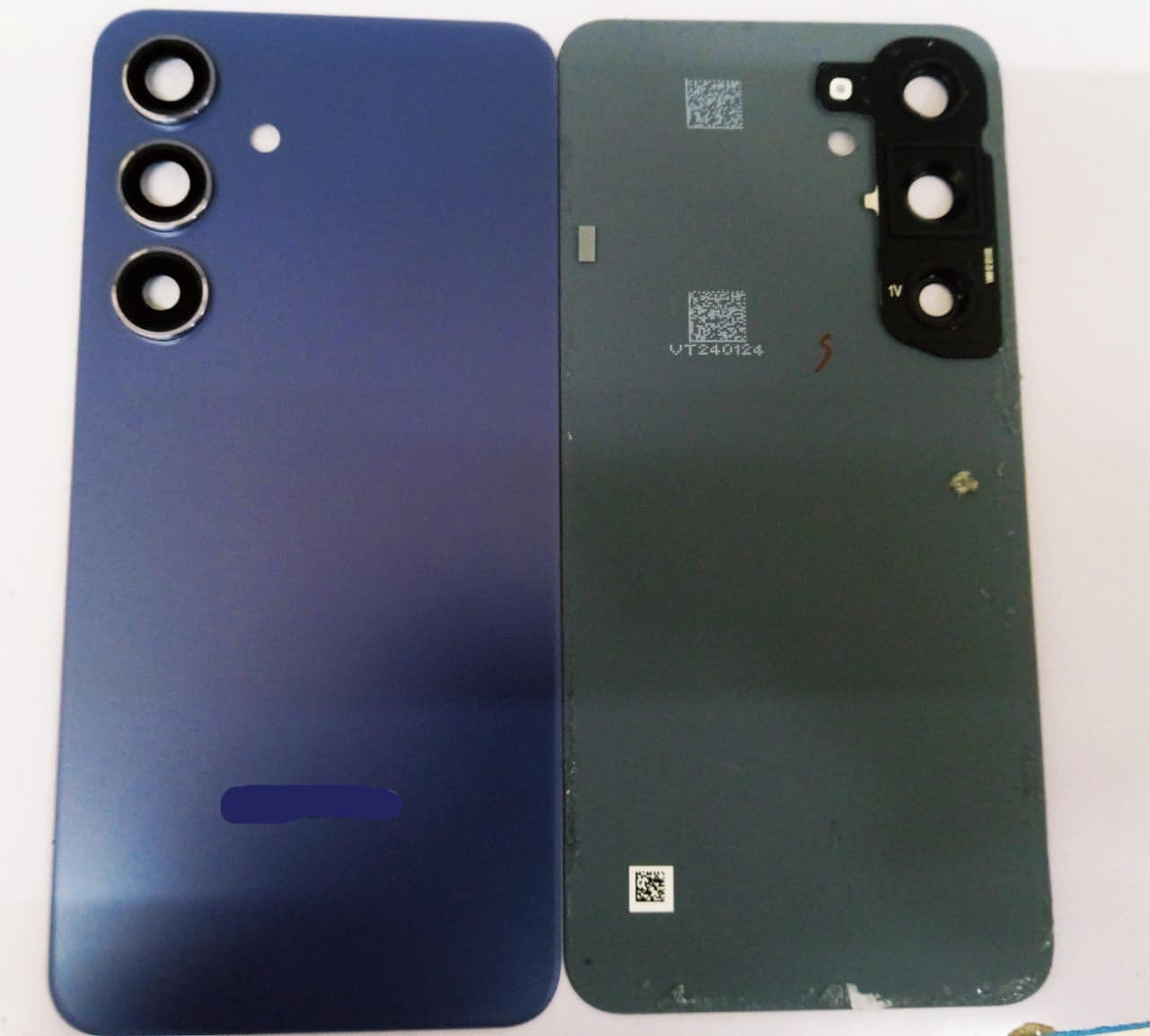 Back Panel Glass With Camera Lens for Samsung Galaxy S24 Cobalt Violet - image 1