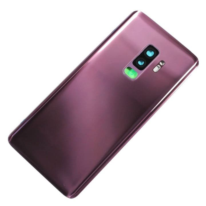 Back Panel Glass With Camera Lens for Samsung Galaxy S9 Plus Lilac Purple - image 1