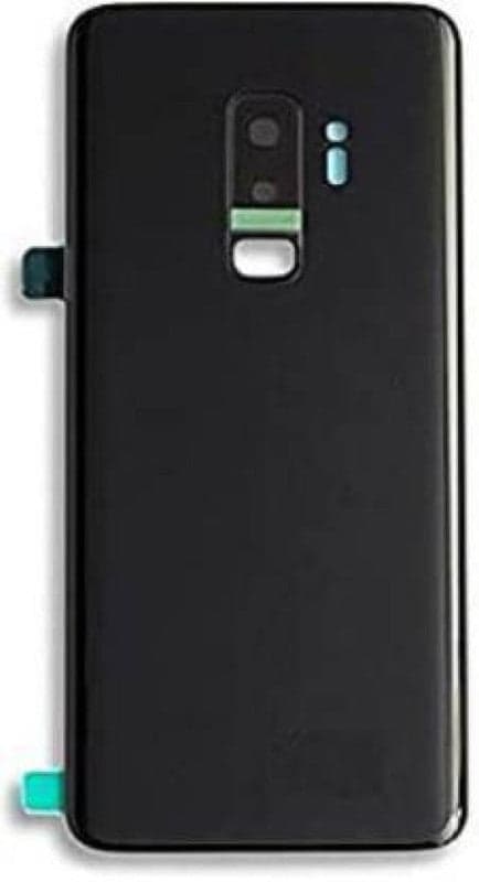 Back Panel Glass With Camera Lens for Samsung Galaxy S9 Plus Midnight Black - image 1