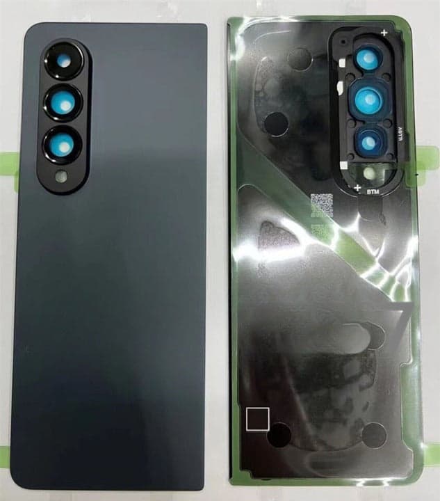 Back Panel Glass With Camera Lens for Samsung Galaxy Z Fold 4 (Green) - image 1