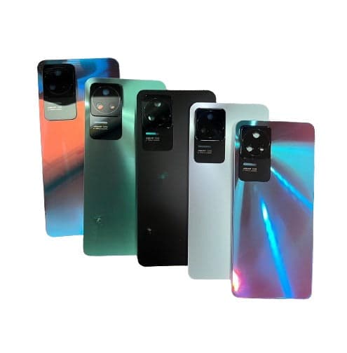 Back Panel Glass with Camera Lens for Xiaomi Poco F4 (5G) Shining Blue - image 1