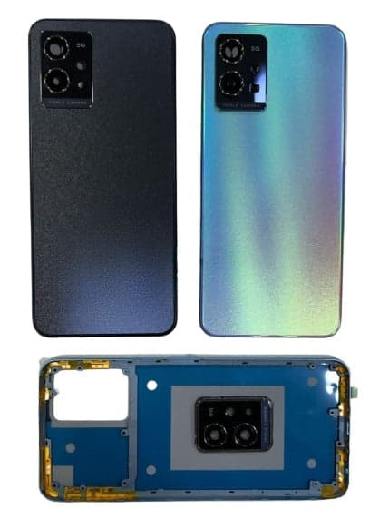 Back Panel with Camera Glass for Vivo T1 5G Black - image 1