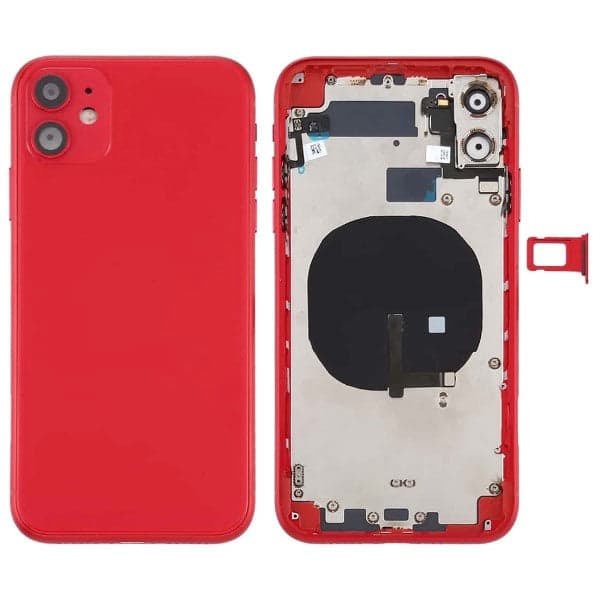 Back Panel Housing for Apple iPhone 11 Red - image 1