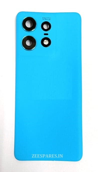 Back Panel with Camera Glass for Motorola Moto Edge 50 Pro Blue - image 1