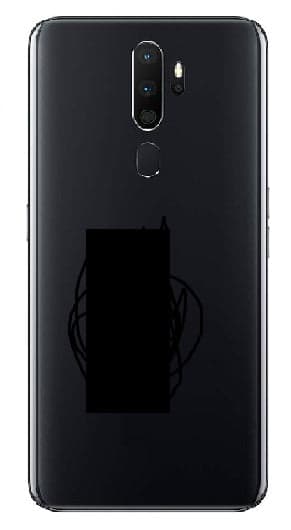 Back Panel Housing for Oppo A5 (2020) Black - image 1