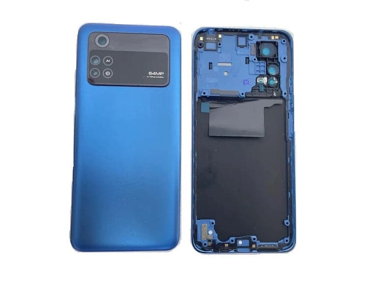 Back Panel Housing for Poco M4 Pro 4G Blue - image 1