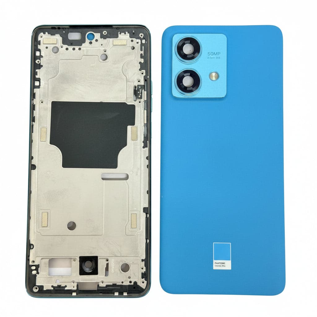 Back Panel Housing for Motorola Moto Edge 40 Neo Blue - image 1