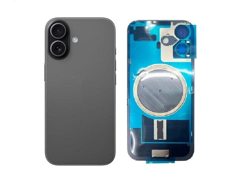 Back Panel with Camera Glass for Apple iPhone 17 Black - image 1