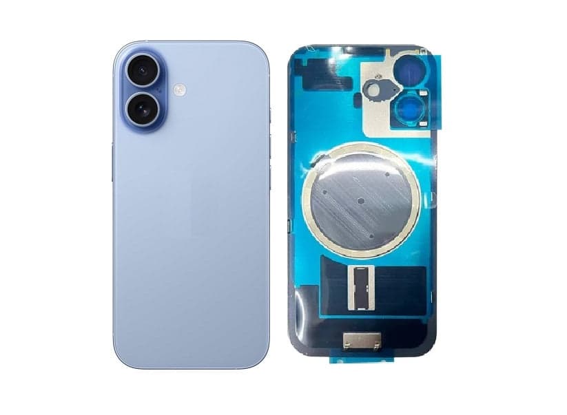 Back Panel with Camera Glass for Apple iPhone 17 Blue - image 1