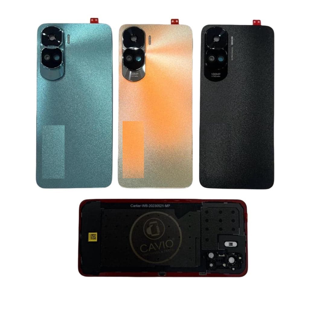 Back Panel with Camera Glass for Honor 90 Lite Black - image 1