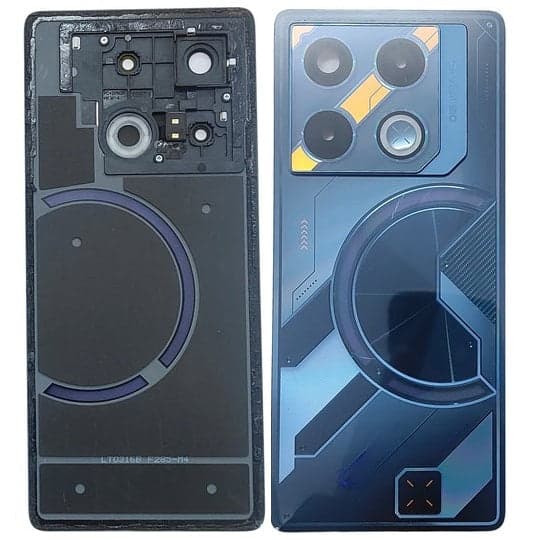 Back Panel with Camera Glass for Infinix GT 20 Pro X6871 Black - image 1