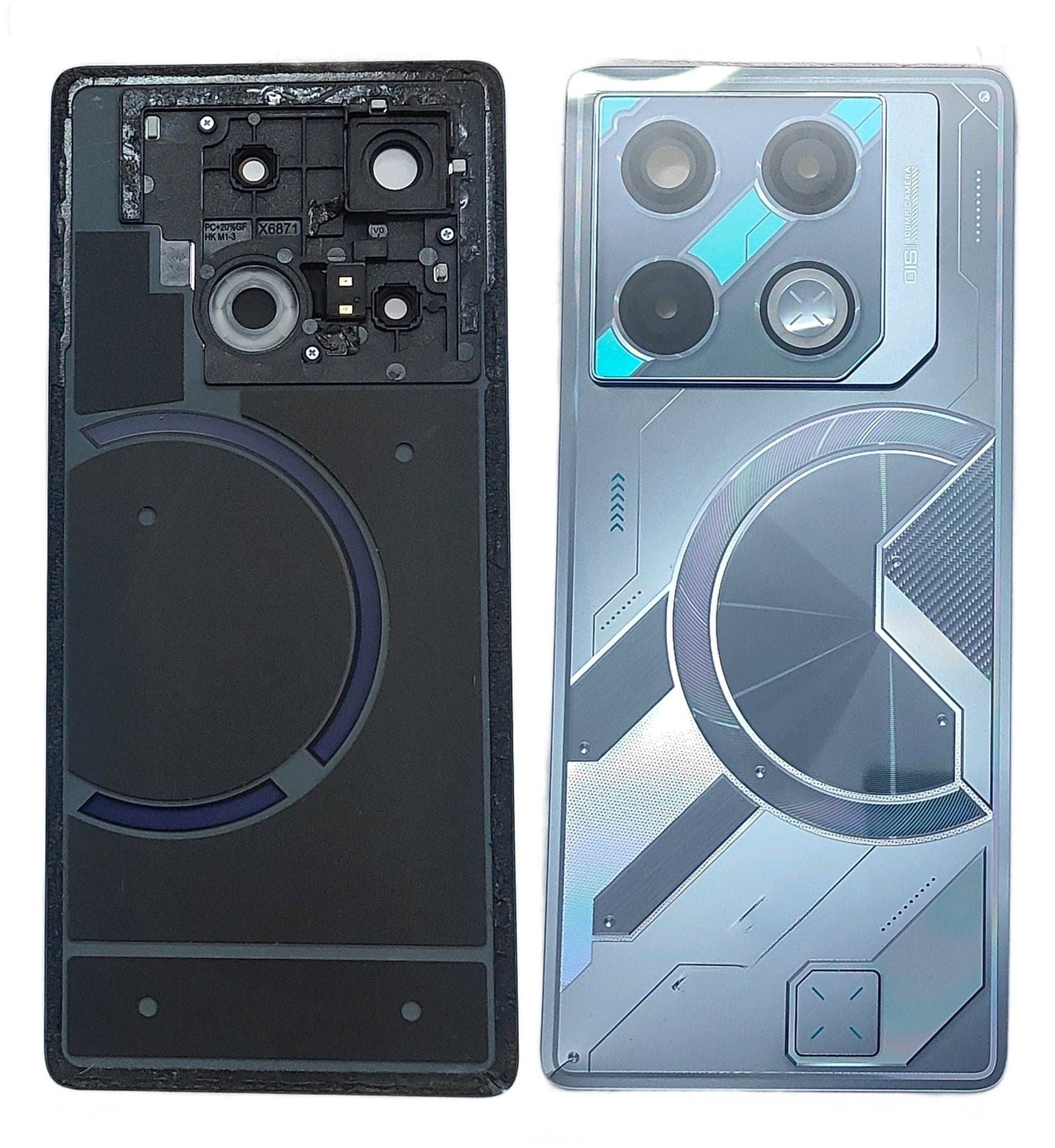 Back Panel with Camera Glass for Infinix GT 20 Pro X6871 Blue - image 1