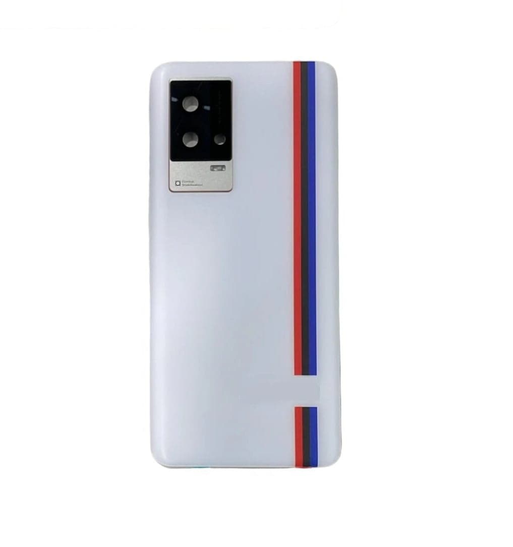 Back Panel with Camera Glass for IQOO 9 5G (White) - image 1