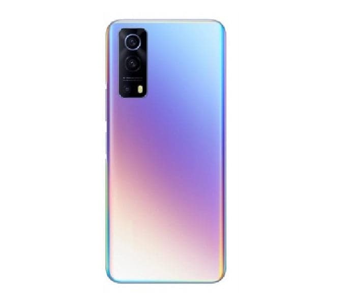 Back Panel with Camera Glass for IQOO Z3 Blue - image 1