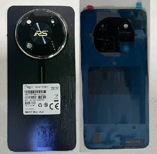 Back Panel With Camera Glass for Itel RS4 Blue - image 1