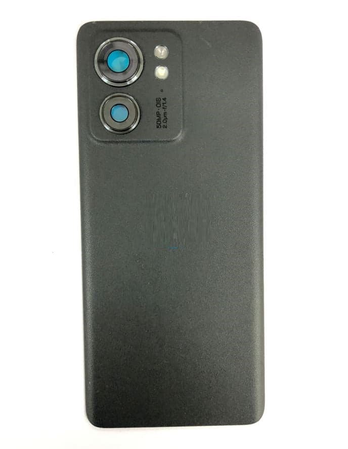 Back Panel with Camera Glass for Motorola Moto Edge 40 Black - image 1