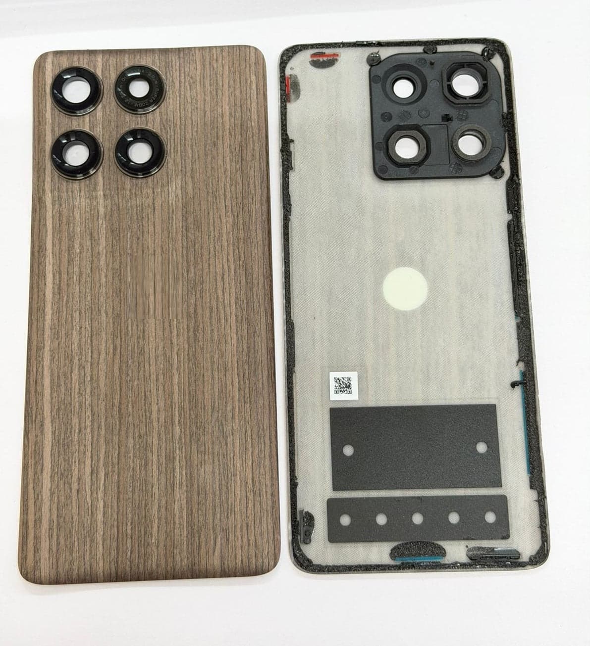 Back Panel with Camera Glass for Motorola Moto Edge 60 Pro Pantone Walnut - image 1