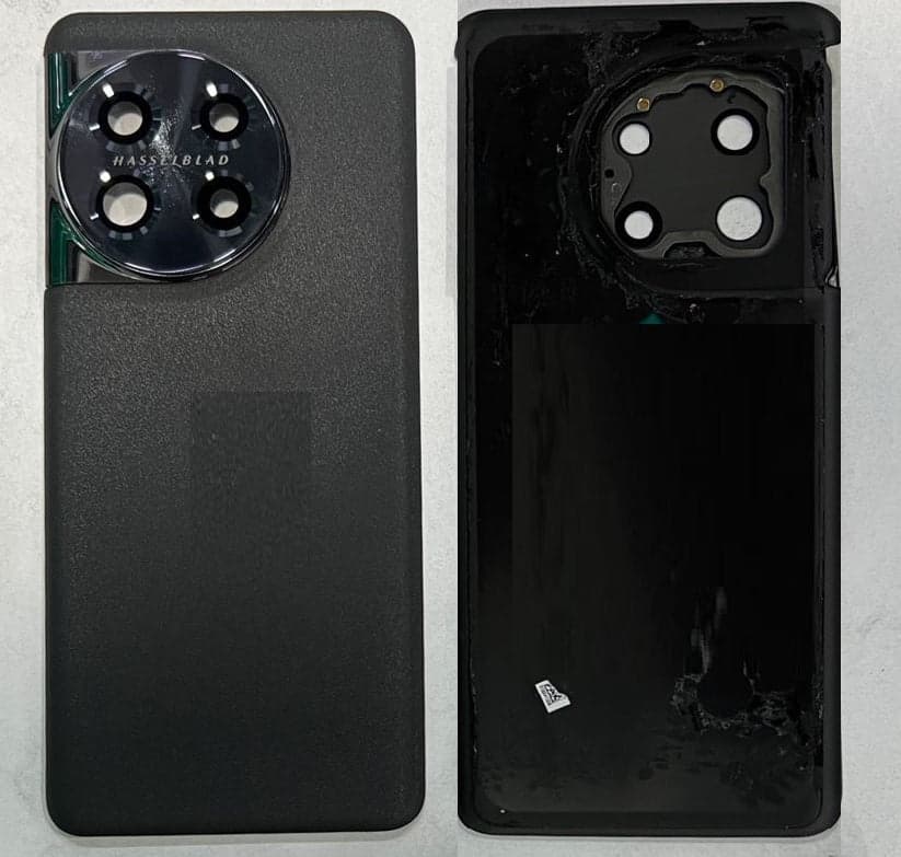 Back Panel with Camera Glass for OnePlus 11 5G Black - image 1