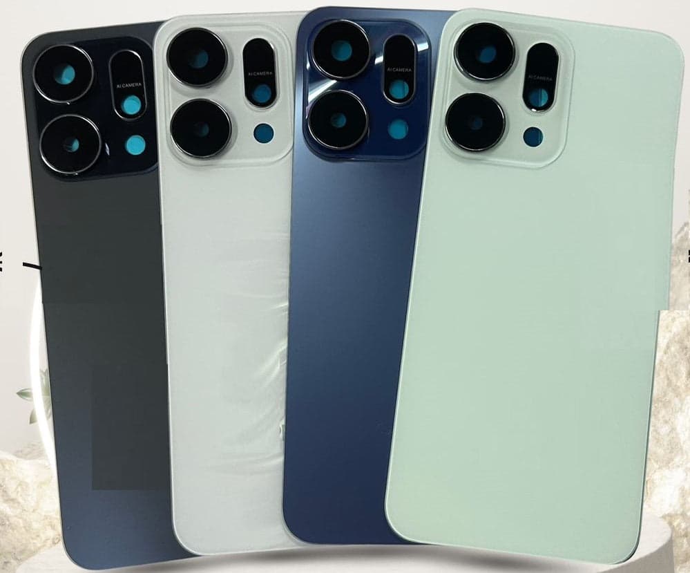 Back Panel with Camera Glass for Oppo Reno 14 White - image 1