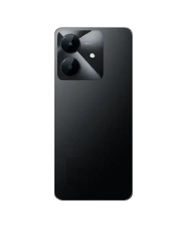 Back Panel with Camera Glass for Realme Narzo 60X Black - image 1