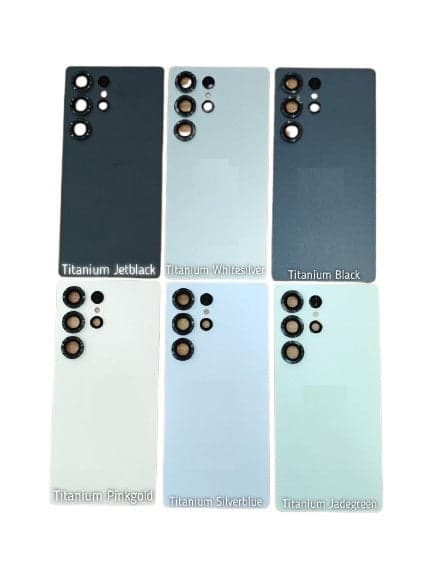 Back Panel With Camera Glass for Samsung Galaxy S25 Ultra Titanium SilverBlue - image 1