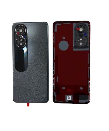 Back Panel with Camera Glass for Oppo A58 4G Black - image 1