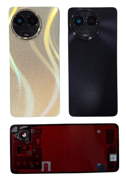 Back Panel with Camera Glass for Realme 11 5G Glory Black - image 1