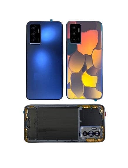 Back Panel with Camera Glass for Vivo V23E Blue - image 1