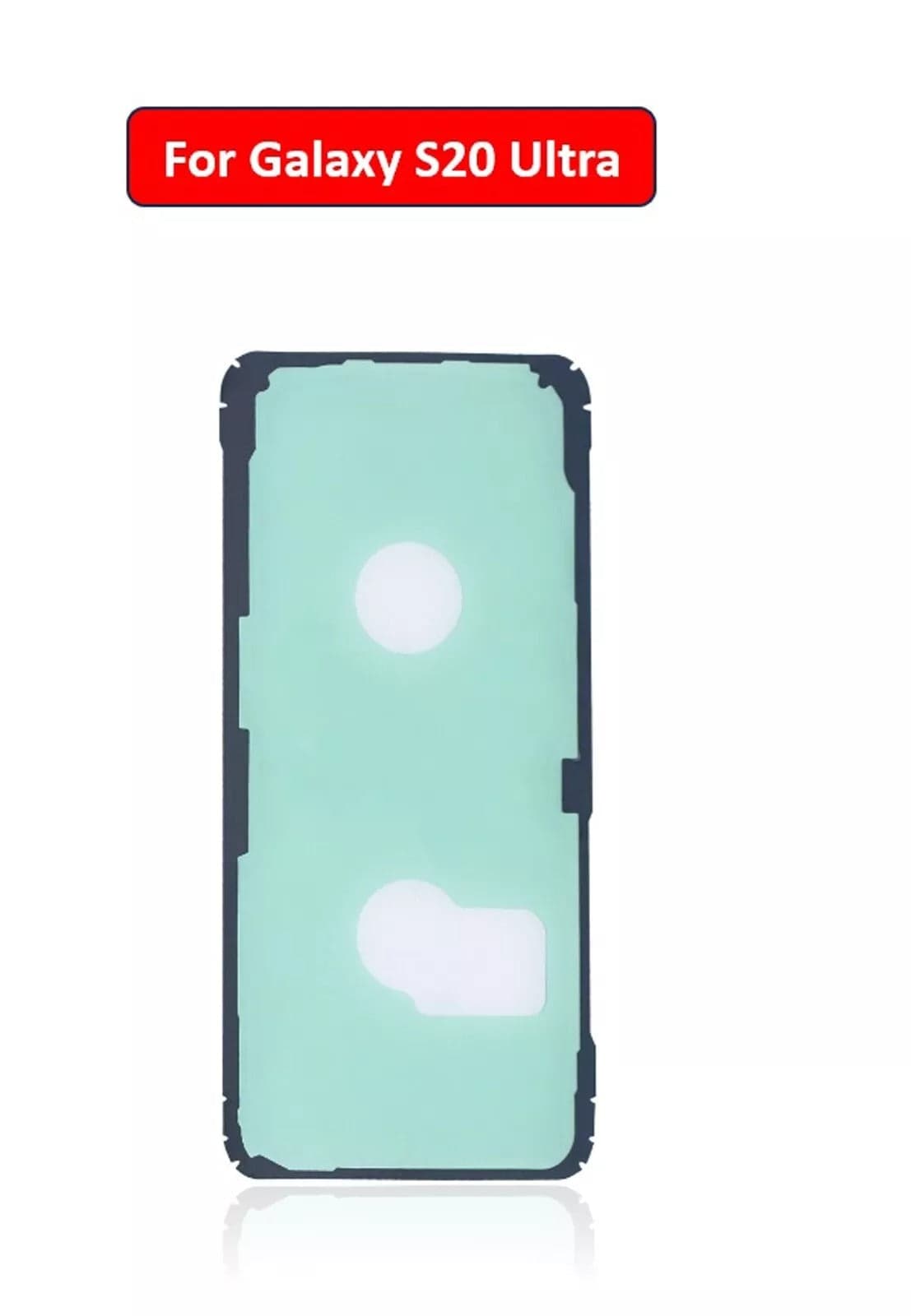 Back Waterproof Gasket Adhesive Sticker for Samsung Galaxy S20 Ultra - image 1